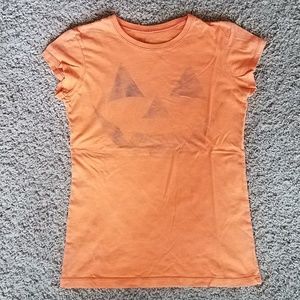 Halloween pumpkin shirt orange womens jackolantern